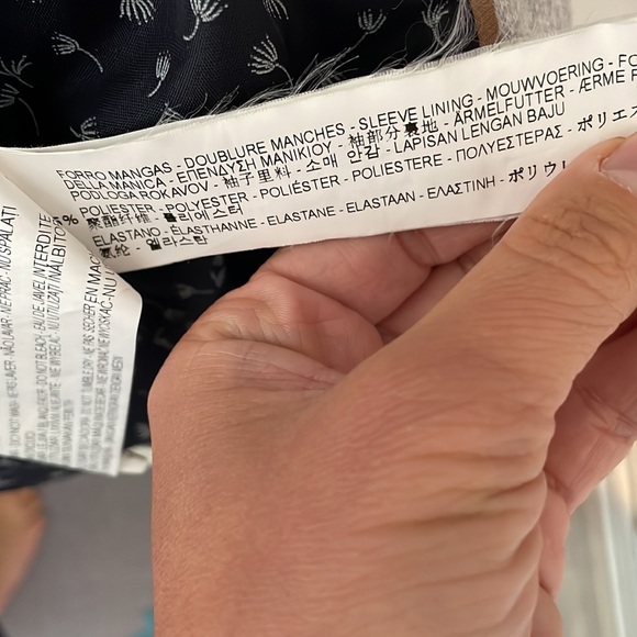 Zara Blazer Grey with Dark Blue Details - Picture 10 of 10